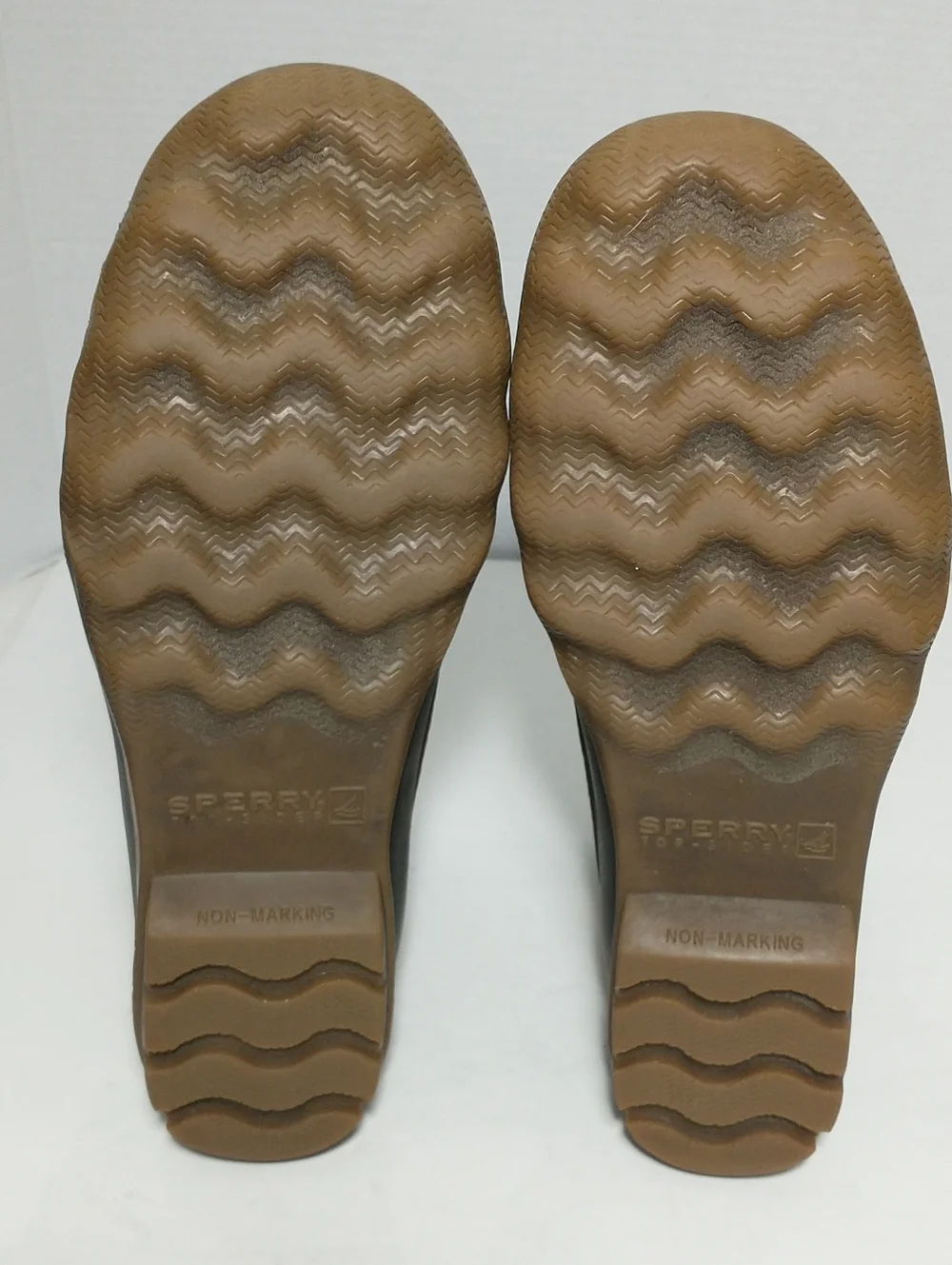 Sperry Brewster Duck Boot,‎ Stain/Water Resistant Leather, Size Men's 10, Brown